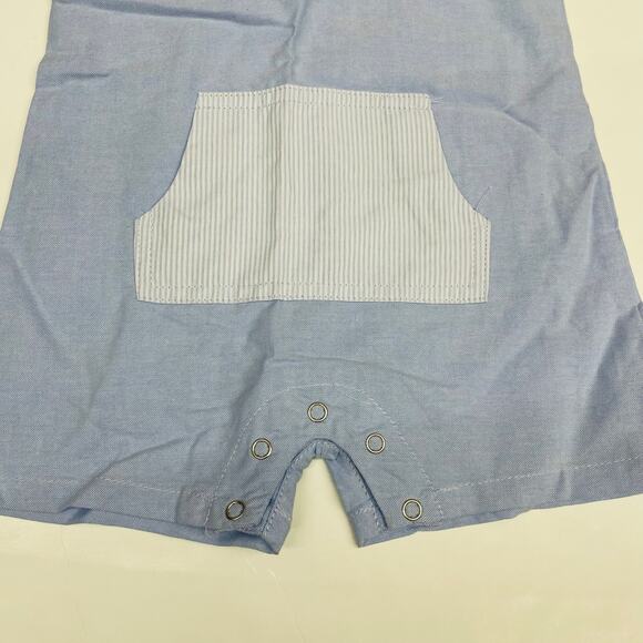 NWT My Three Sons 12M Little Boys Ballpark Romper - Picture 4 of 5